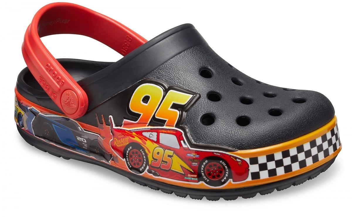 Saboti Crocs Fun Lab Disney and Pixar Cars Band Clog Negru - Black - 1 | YEO