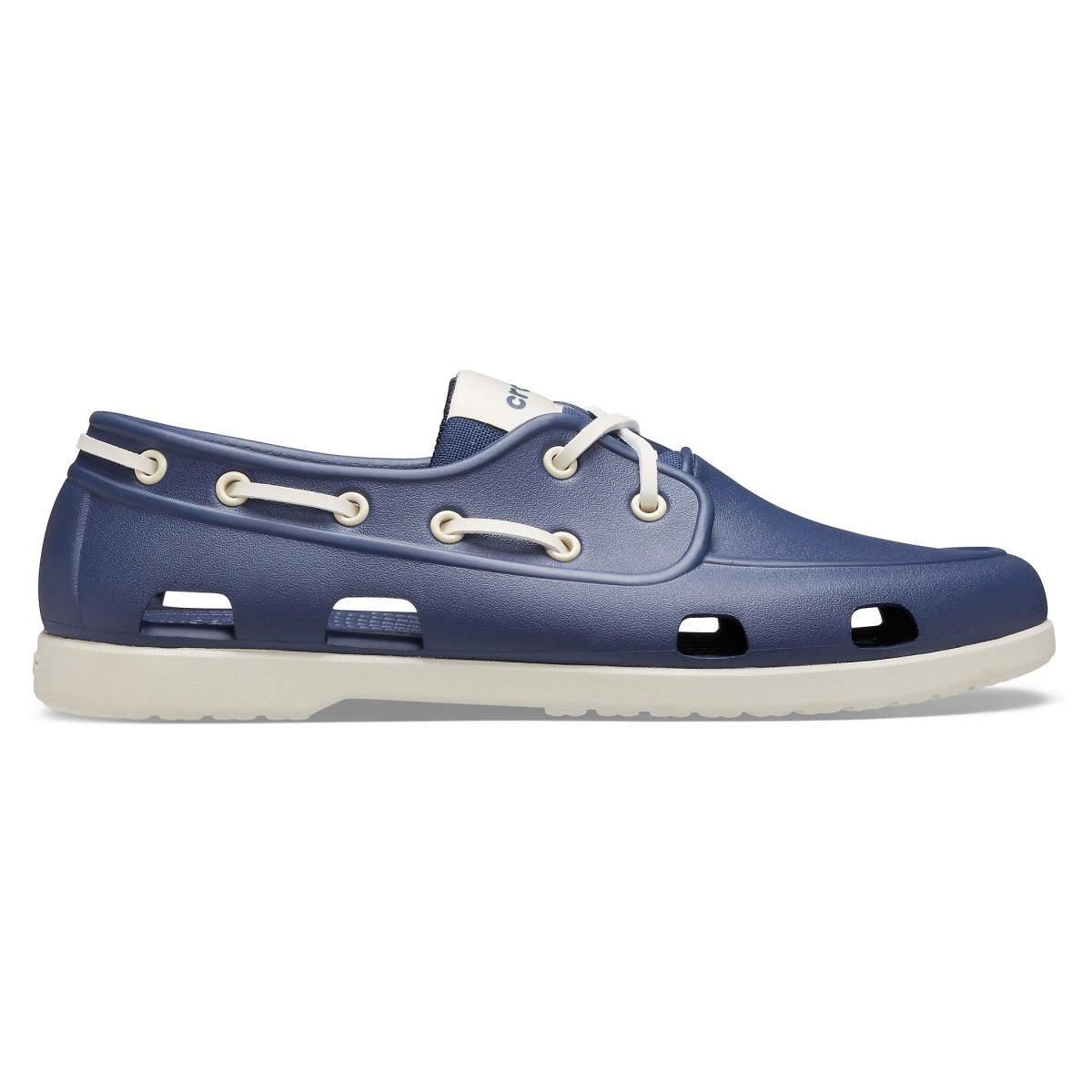 Pantofi Crocs Men\'s Classic Boat Shoe Albastru - Navy/Stucco