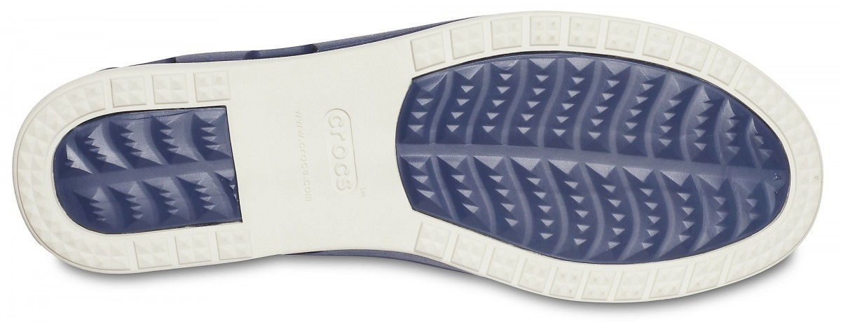 Pantofi Crocs Men\'s Classic Boat Shoe Albastru - Navy/Stucco - 3 | YEO