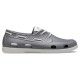 Pantofi Crocs Men's Classic Boat Shoe Culoare Gri - Slate Grey/Pearl White