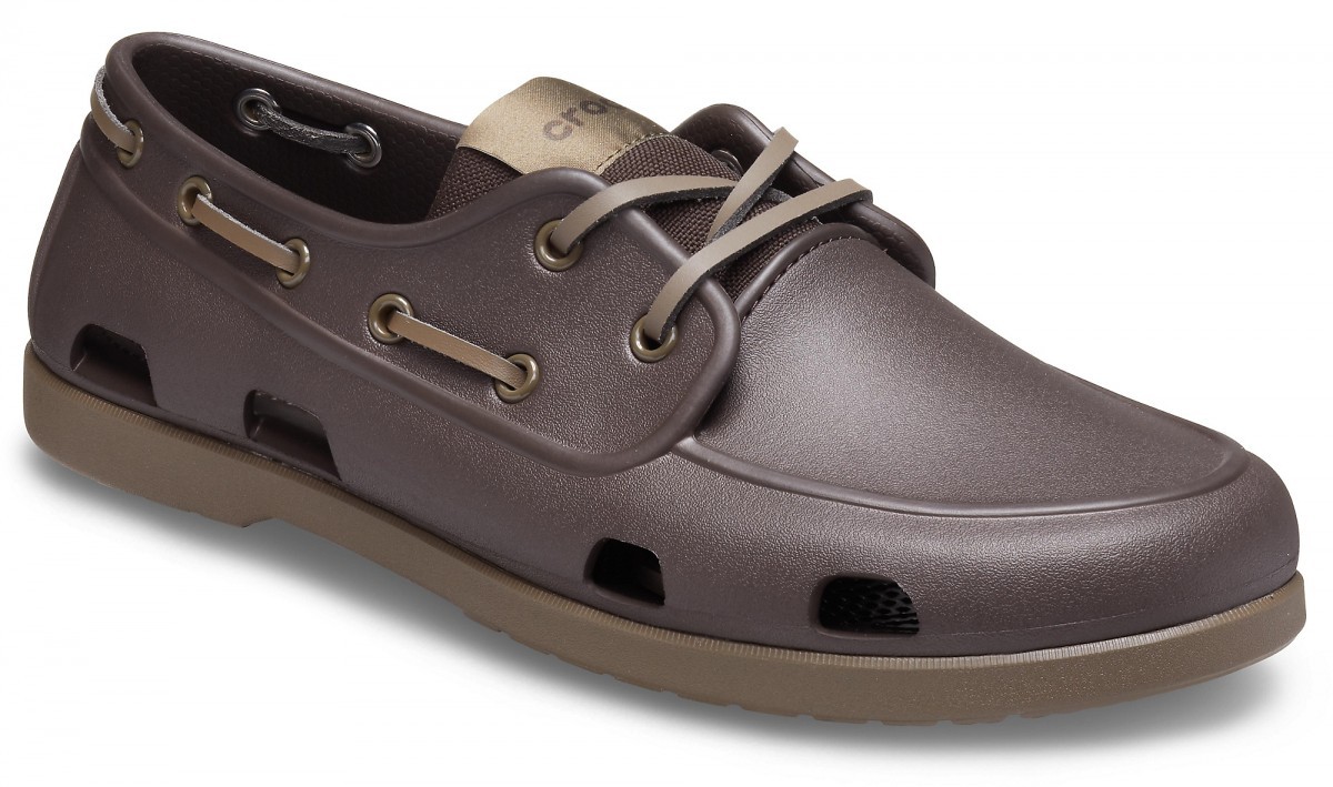 Pantofi Crocs Men\'s Classic Boat Shoe Maro - Espresso/Walnut - 1 | YEO
