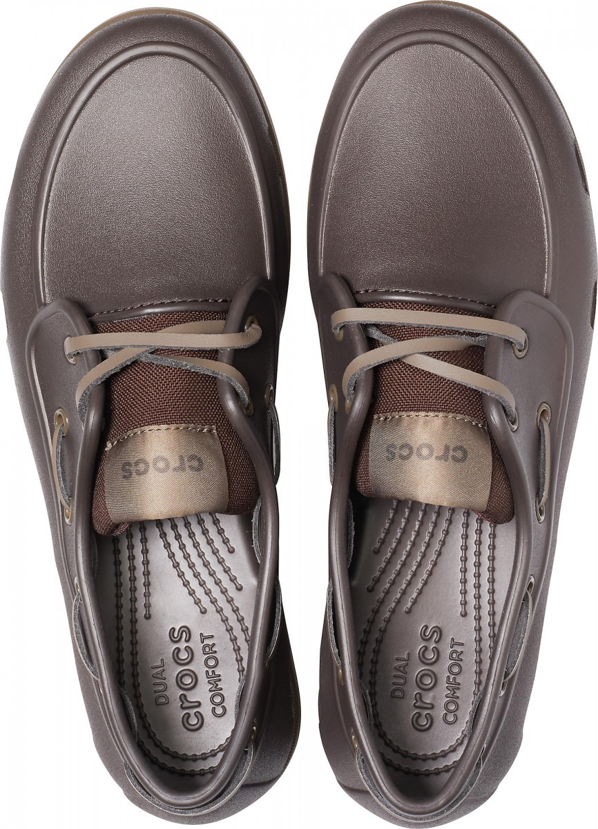 Pantofi Crocs Men\'s Classic Boat Shoe Maro - Espresso/Walnut - 2 | YEO