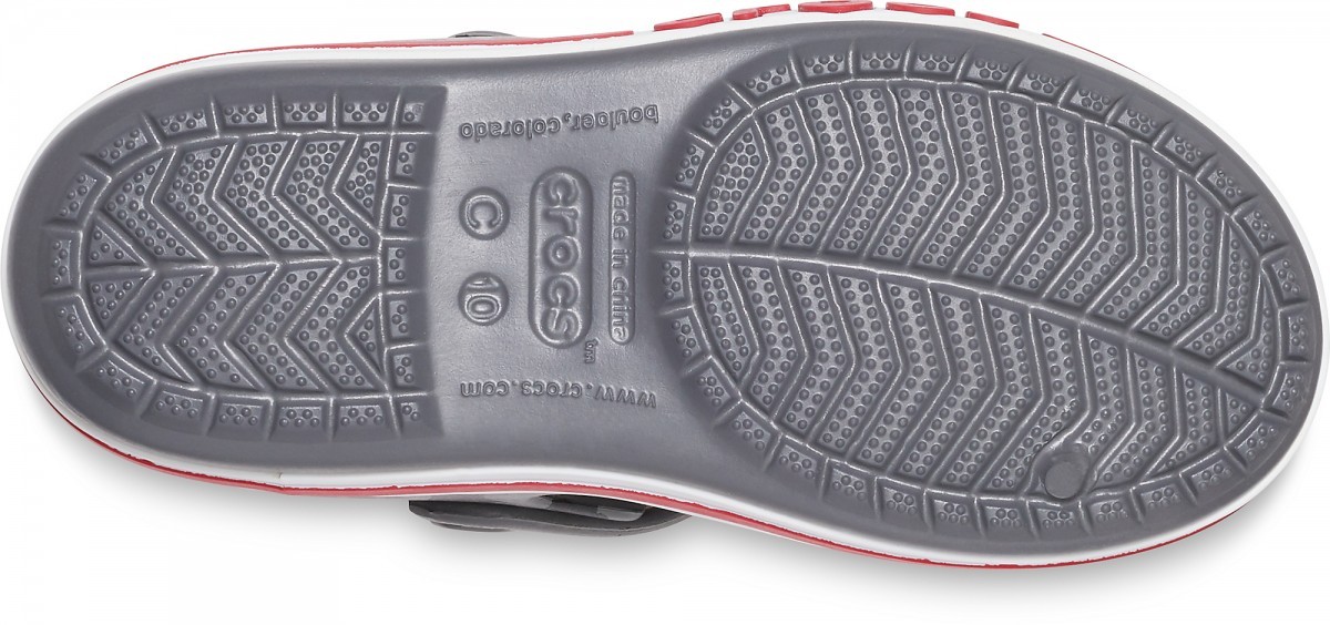 Sandale Crocs copii Bayaband Printed Sandal K Gri - Slate Grey - 2 | YEO