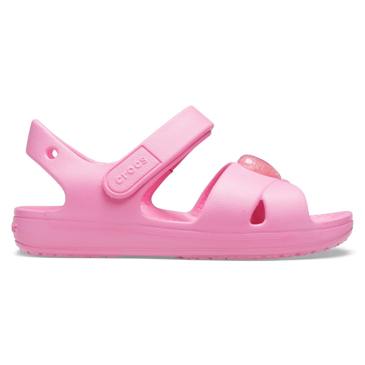 Sandale Crocs Classic Cross Strap Sandal PS Roz – Pink Lemonade CLASSIC imagine 2022
