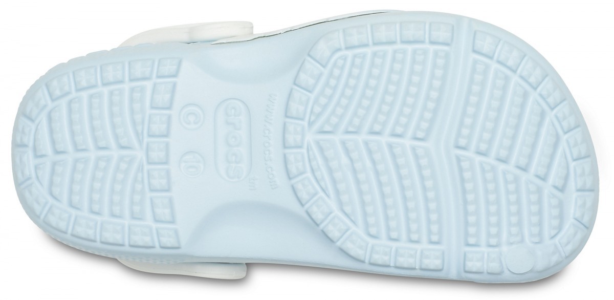 Saboți Crocs copii FunLab Disney Frozen 2 Albastru - Mineral Blue/White - 3 | YEO