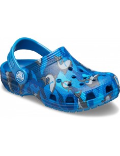 Saboți Crocs Classic Shark... Albastru - Prep Blue 2