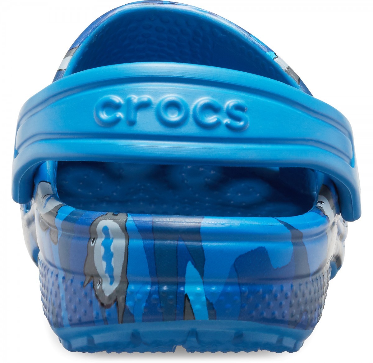 Saboți Crocs Classic Shark Clog PS Albastru - Prep Blue - 3 | YEO