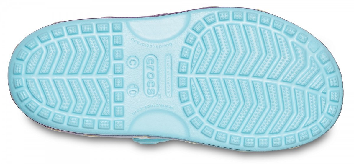 Sandale Crocs Fun Lab Unicorn Charm Sandal Albastru deschis - Ice Blue - 3 | YEO