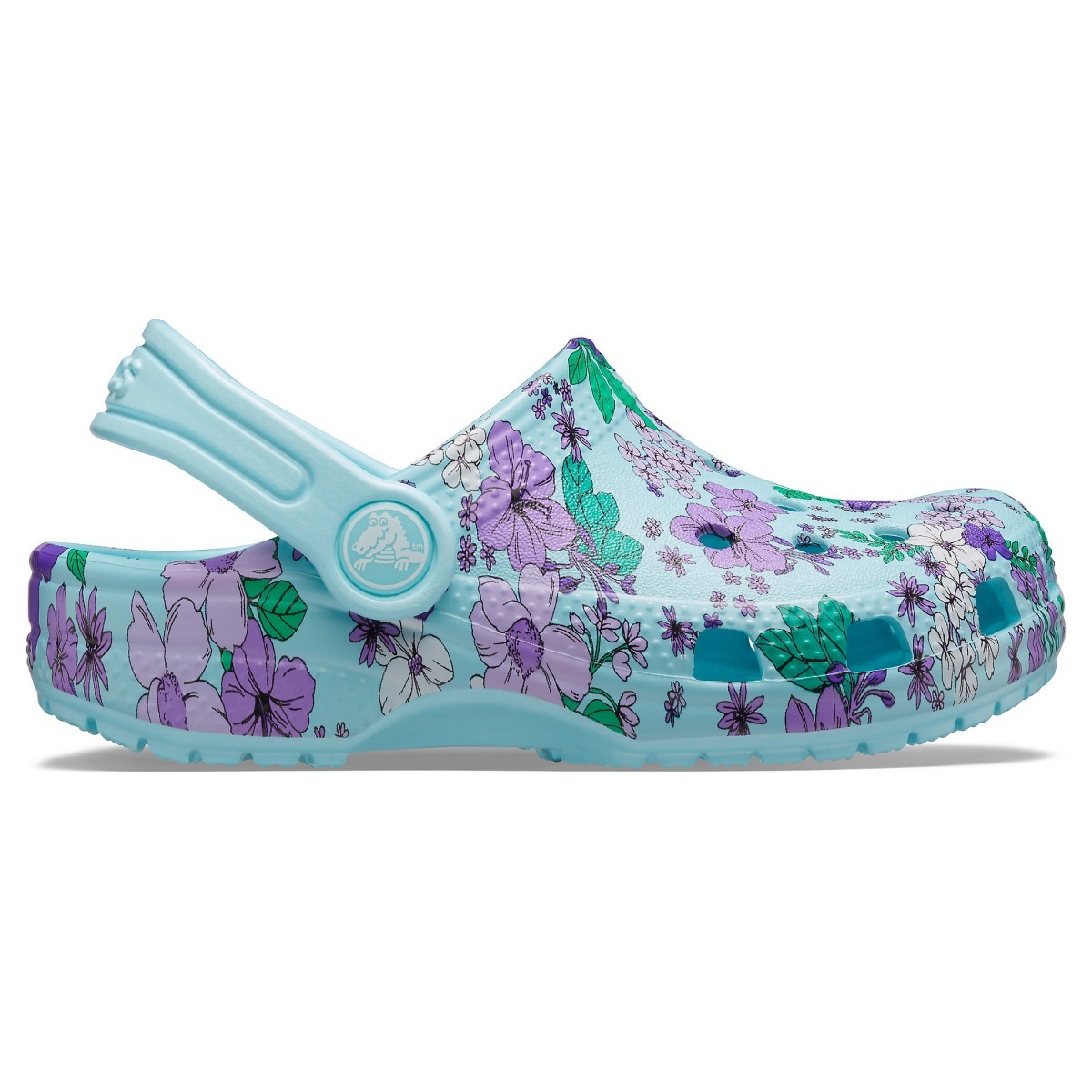 Saboti crocs girls' classic floral clog