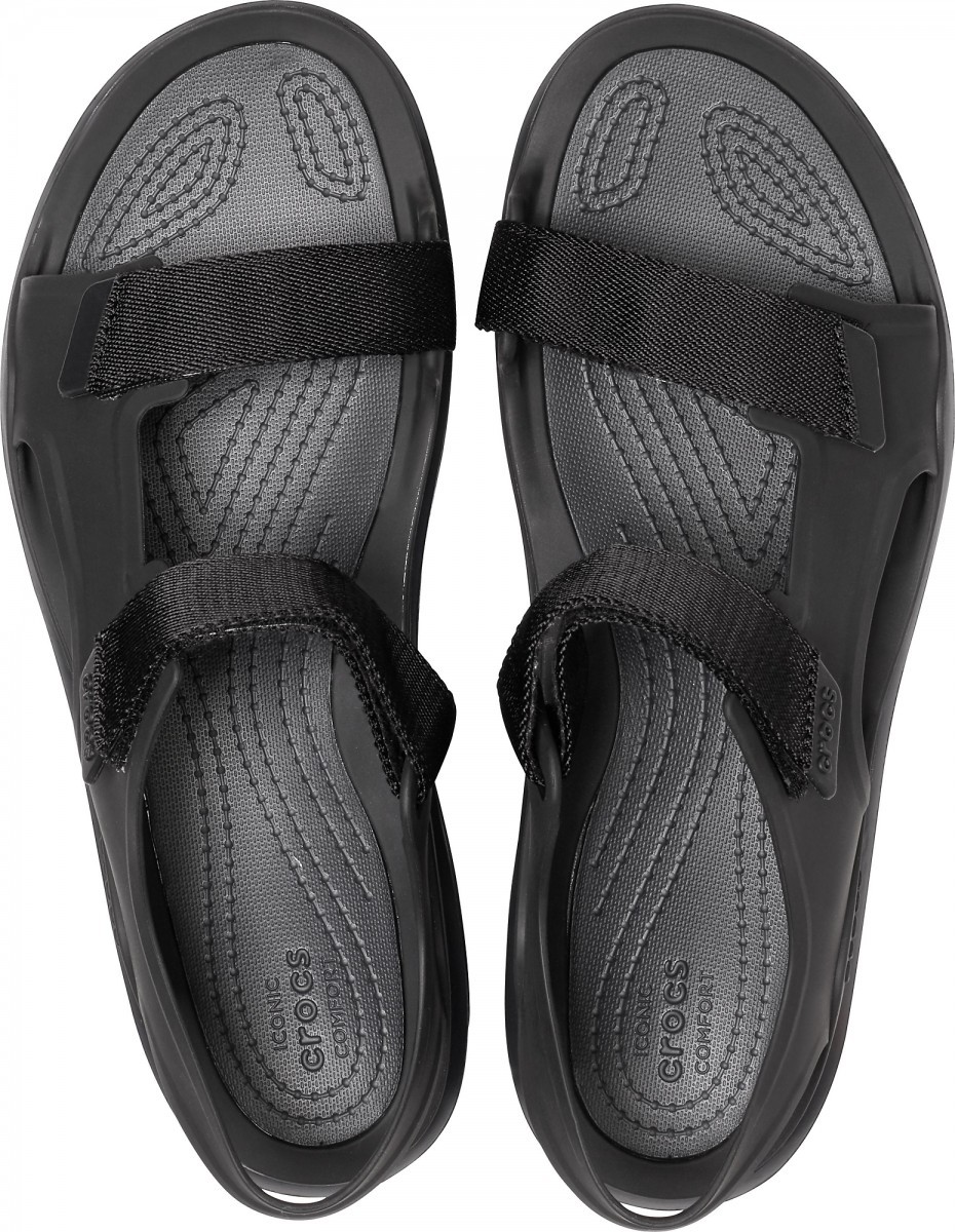 Sandale Crocs Men\'s Swiftwater Expedition Sandal Negru - Black/Black - 2 | YEO