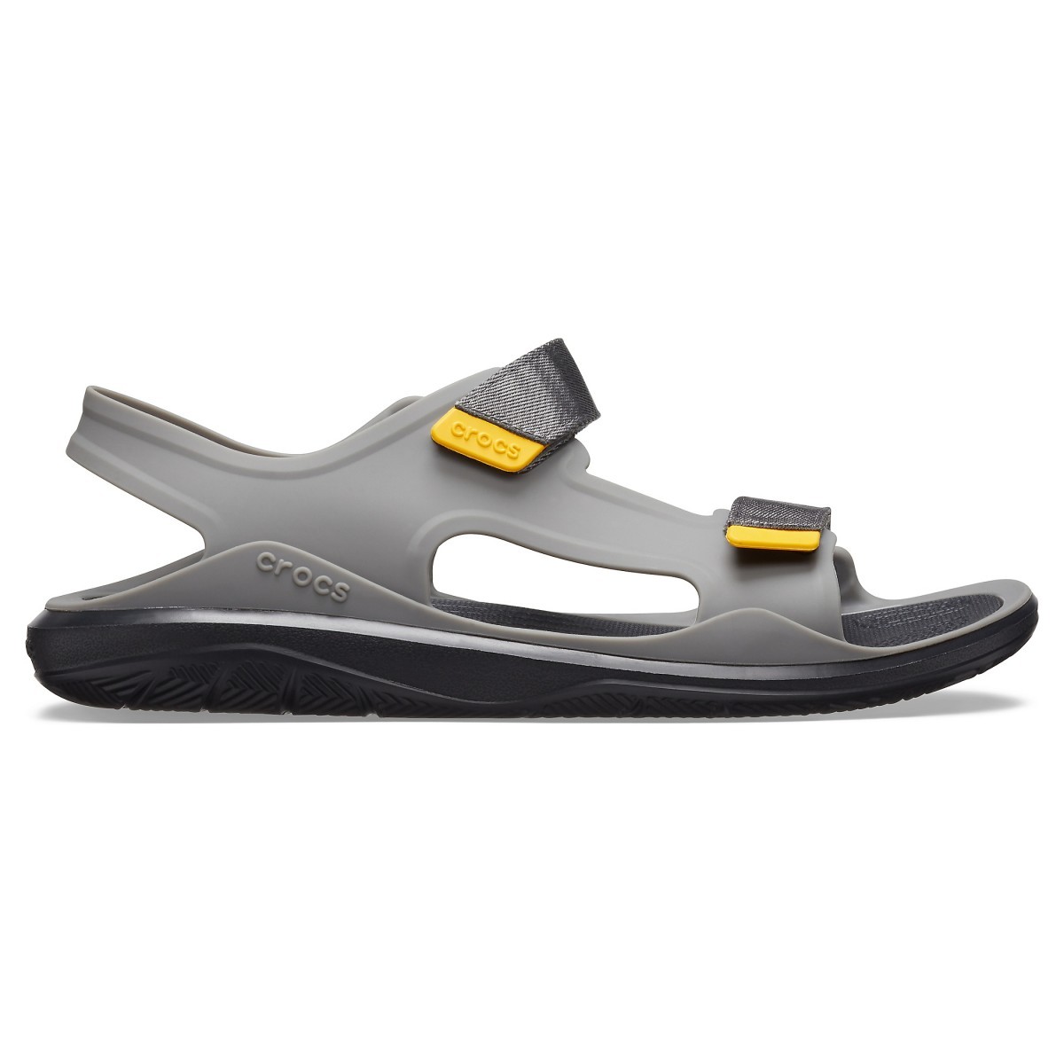 Sandale Crocs Men’s Swiftwater Expedition Sandal Gri – Slate Grey/Black barbati imagine 2022
