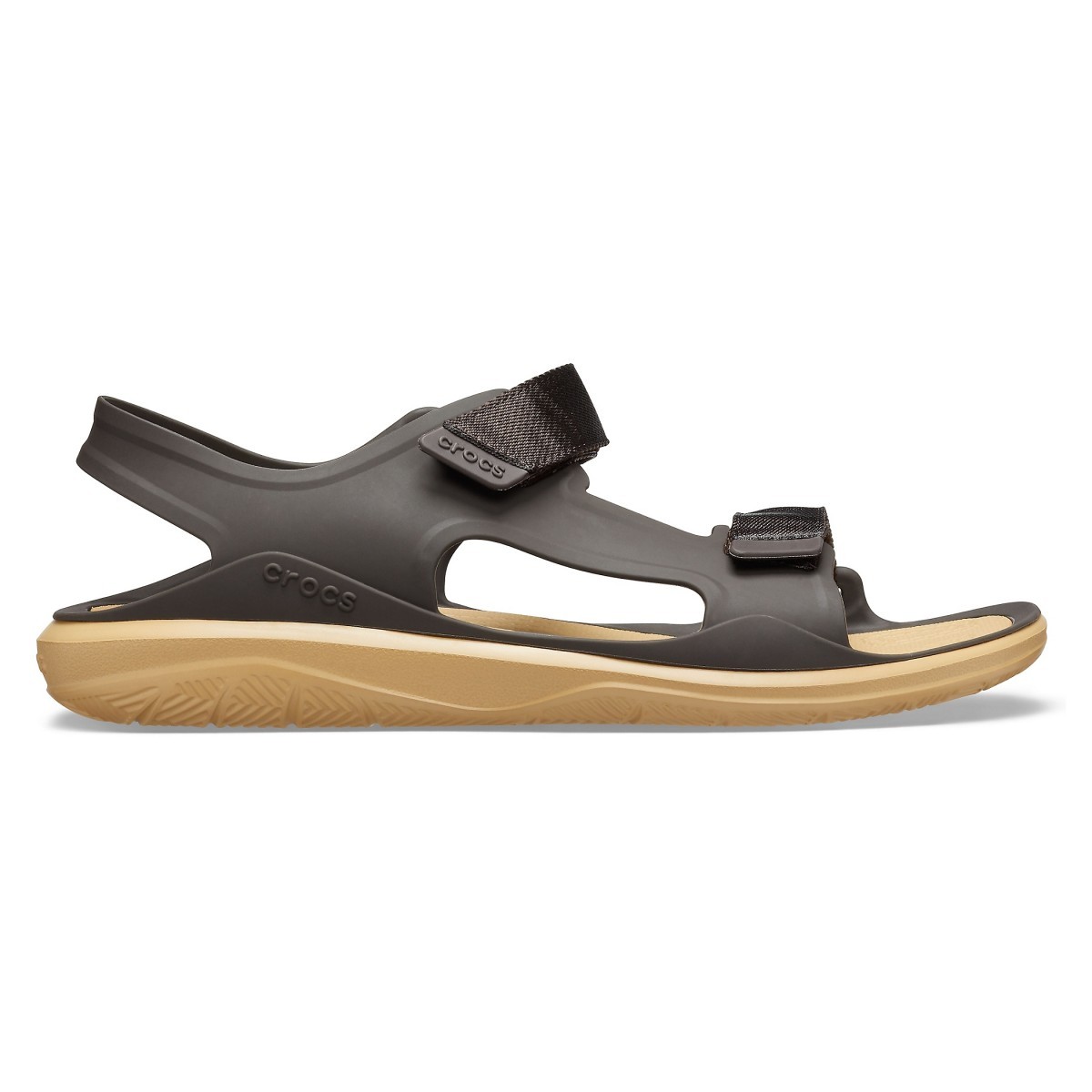 Sandale Crocs Men\'s Swiftwater Expedition Sandal Maro - Espresso/Tan