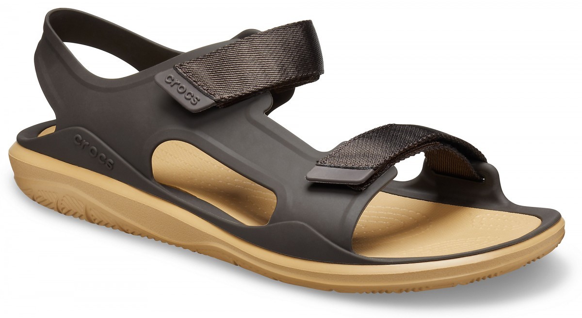 Sandale Crocs Men\'s Swiftwater Expedition Sandal Maro - Espresso/Tan - 2 | YEO