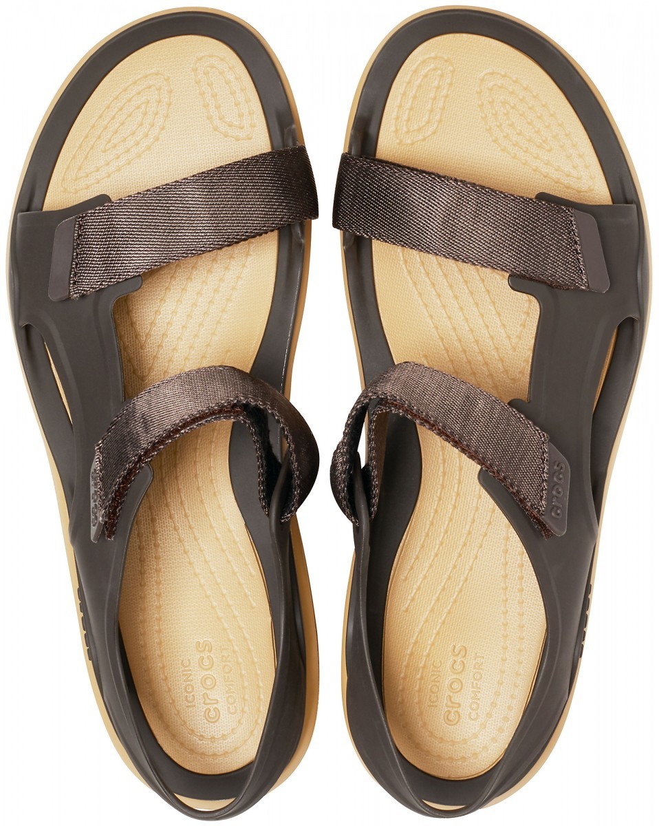 Sandale Crocs Men\'s Swiftwater Expedition Sandal Maro - Espresso/Tan - 3 | YEO