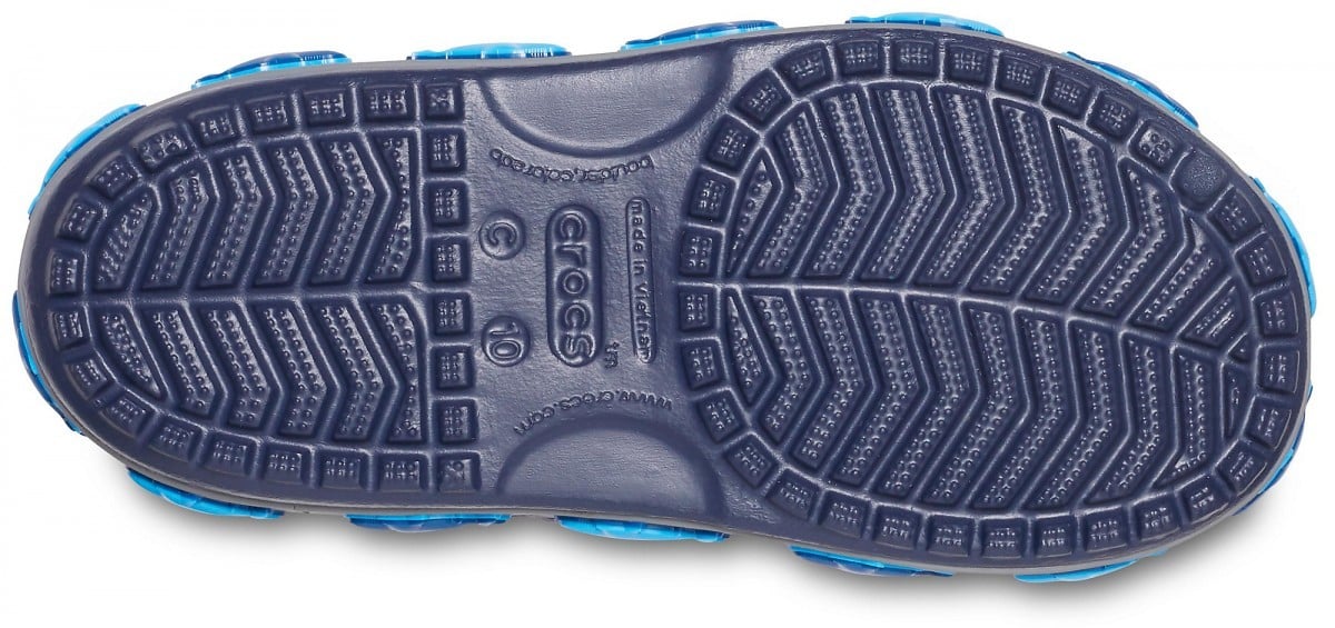Sandale Crocs Fun Lab Shark Band Sandal B Albastru - Navy - 5 | YEO