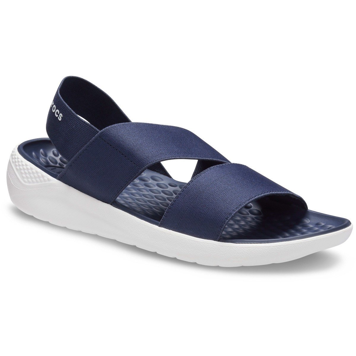 Sandale Crocs LiteRide Stretch Sandal Albastru - Navy/White - 1 | YEO