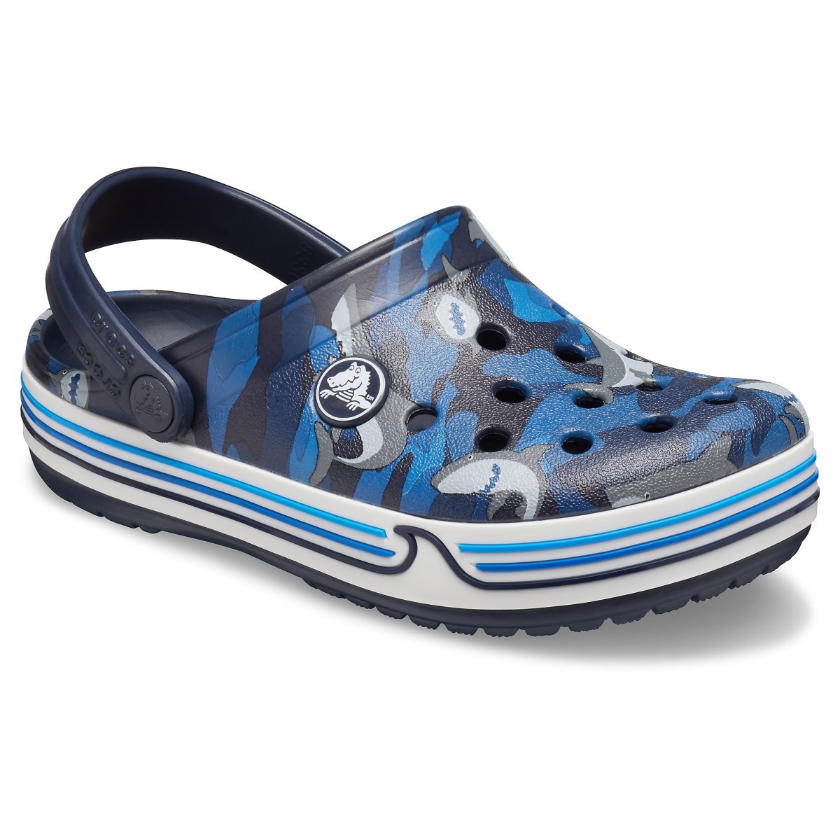 Saboți crocs crocband shark clog