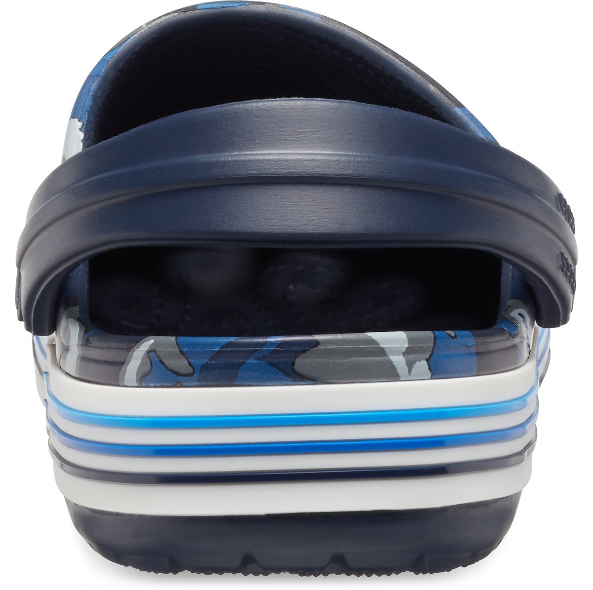Saboți Crocs Crocband Shark Clog Albastru - Navy - 4 | YEO