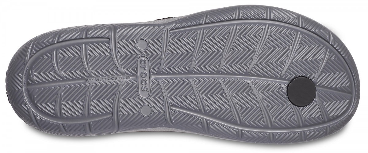 Șlapi Crocs Men\'s Swiftwater Wave Flip Negru - Black/Slate Grey - 3 | YEO