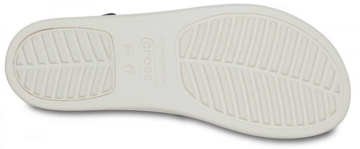 Sandale Crocs Brooklyn Low Wedge Albastru - Navy/Stucco - 3 | YEO