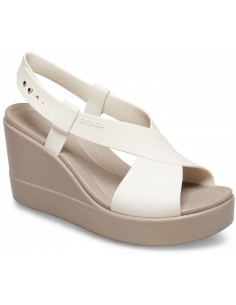 Sandale Crocs Brooklyn High... Alb - Stucco/Mushroom 2