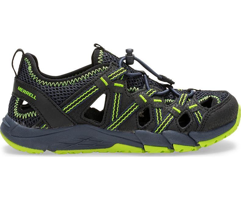 Merrell Hydro Choprock Sandal Negru - Black/Navy/Lime - 2 | YEO