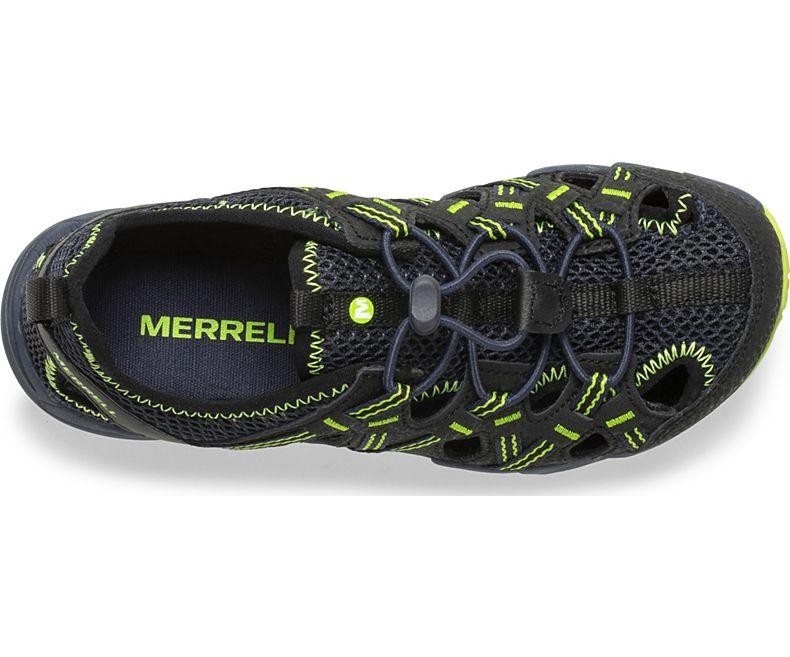 Merrell Hydro Choprock Sandal Negru - Black/Navy/Lime - 3 | YEO