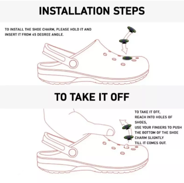 Jibbitz Instruction